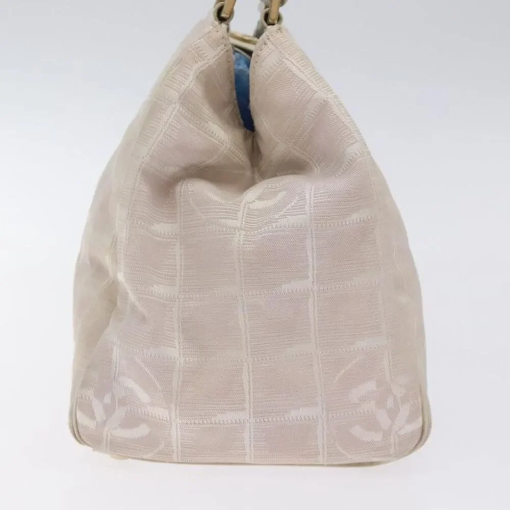 Chanel Travel Line Pink Nylon Handbag (Pre-Owned) - Picture 3 of 16